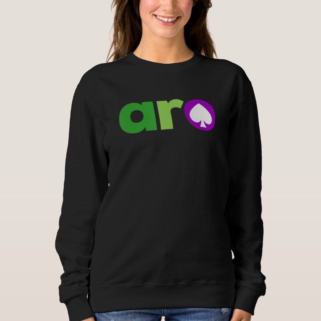 Aroace Pride Spade HBTQ Aro Ace HBTQ Aromantisk As T Shirt (Framsida)
