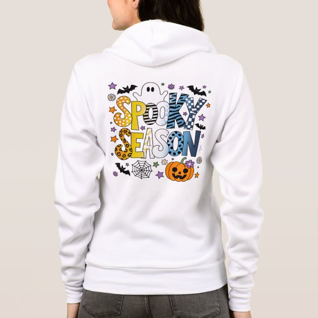 AroAce Spooky Season Halloween T Shirt (Baksida)