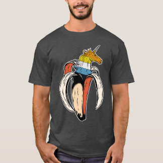 Aroace Unicorn Banana HGBT Asexutic Aromantic Prid T Shirt
