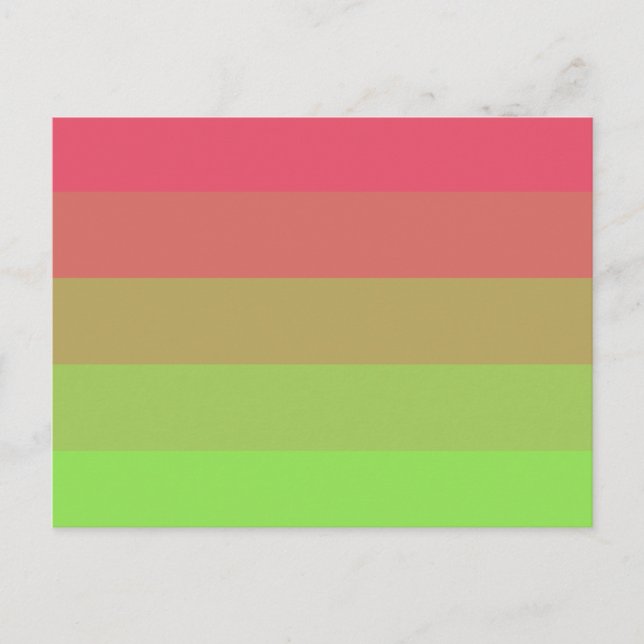 Aroflux Pride Flagga Vykort (Framsida)