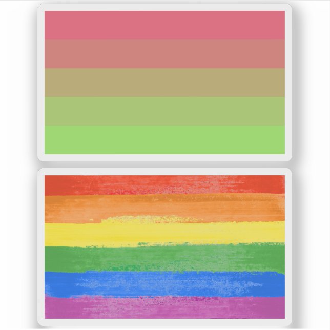 Aroflux Pride Klistermärken (Framsida)