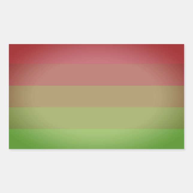 Aroflux-Pride Rektangulärt Klistermärke (Framsida)