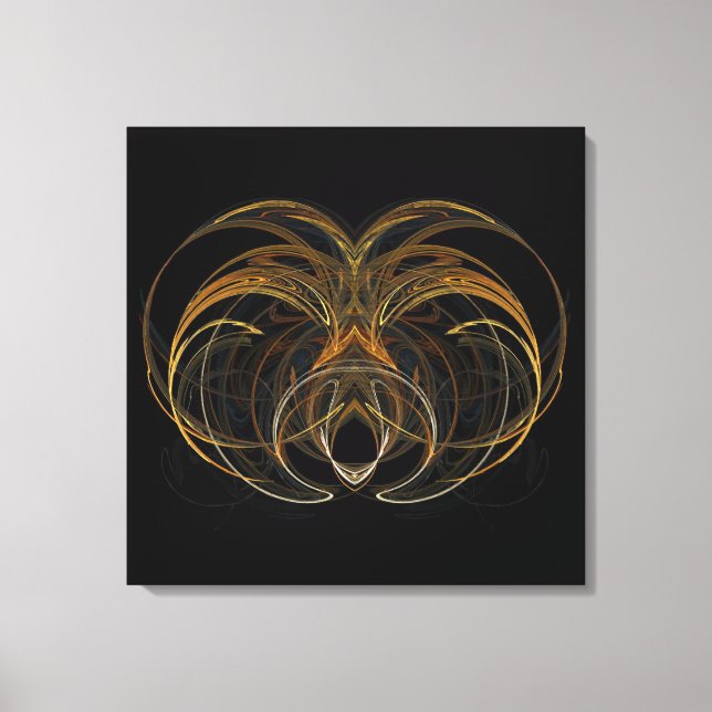 Ärofull Fraktal Fin Konst på Canvas (Framsida)