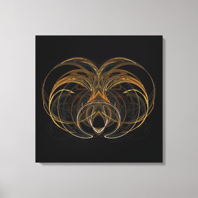 Ärofull Fraktal Fin Konst på Canvas (Framsida)