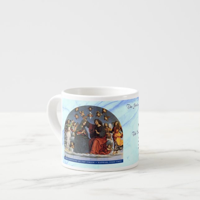 Ärofull rosens mysterium nr 5: Kröning Espressomugg (Framsida vänster)