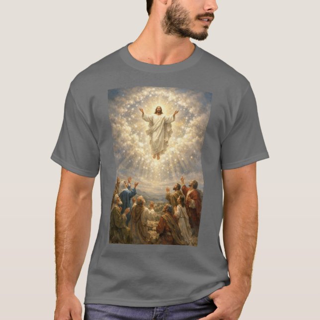 Ärofull uppstigning av Jesus T-Shirt (Framsida)