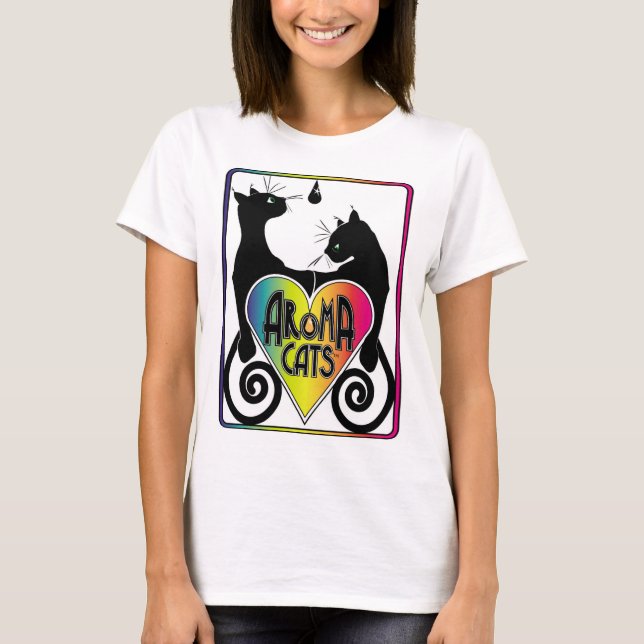 Aroma cat T-Shirt (Framsida)