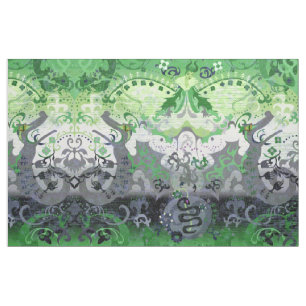 Aromantic Dragon Damask Aro Pride Flagga Färger F Tyg