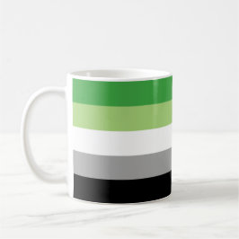 Aromantic flaggamugg kaffemugg