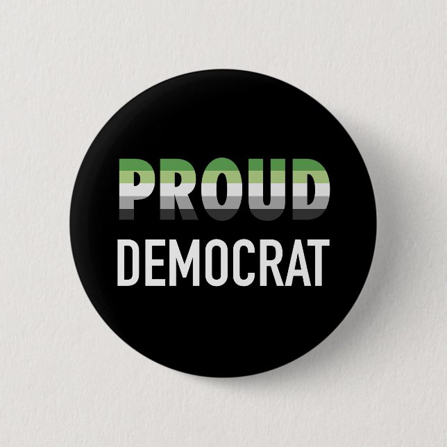 Aromantic Proud Democrat Knapp (Framsida)