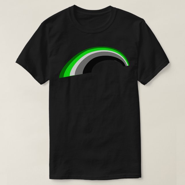 Aromantic Rainbow T Shirt (Design framsida)