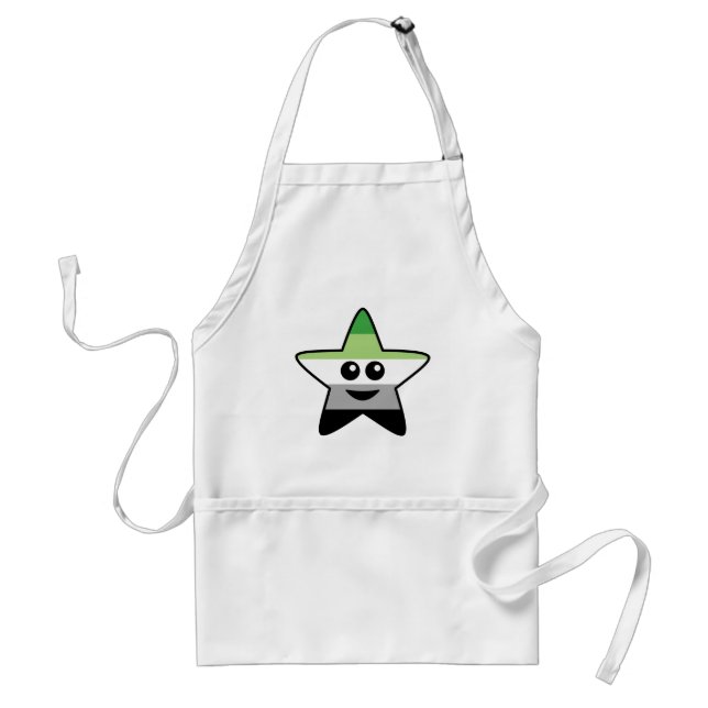 Aromantic Star Apron Förkläde (Framsidan)