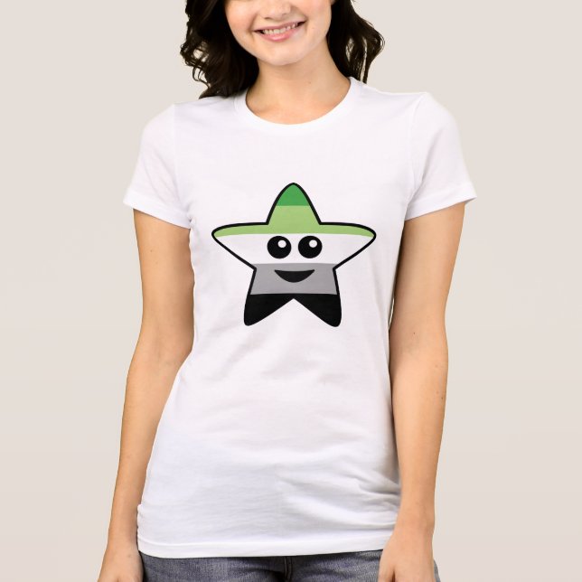 Aromantic Star T-Shirt (Framsida)
