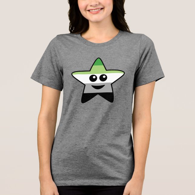 Aromantic Star T-Shirt (Framsida)