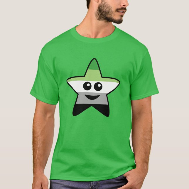 Aromantic stjärnaT-tröja T-shirt (Framsida)