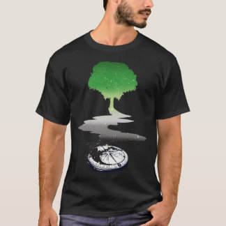 Aromantic Träd LGBT Pride Flagga T Shirt