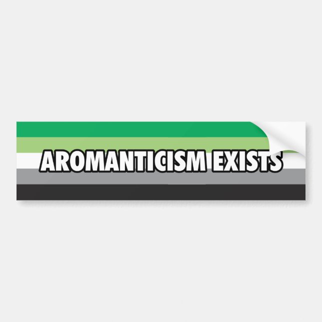 Aromanticism finns bildekalet bildekal (Framsidan)