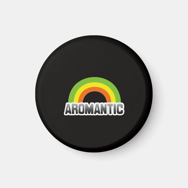 Aromantisk stolthet magnet (Framsidan)