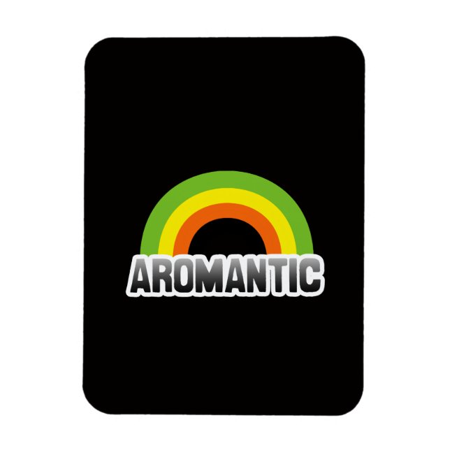 Aromantisk stolthet magnet (Vertikal)