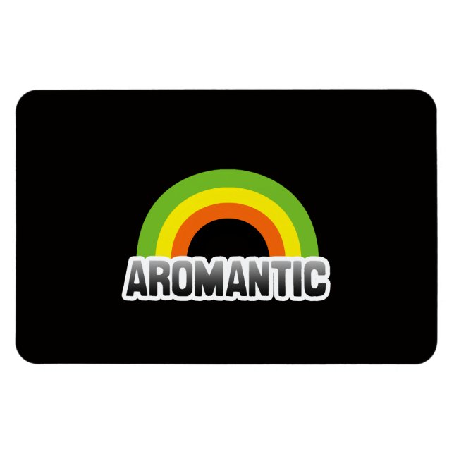 Aromantisk stolthet magnet (Horisontell)