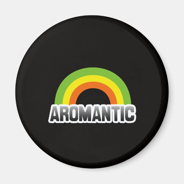 Aromantisk stolthet magnet (Framsidan)