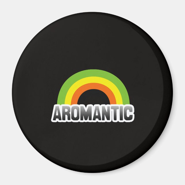 Aromantisk stolthet magnet (Framsidan)