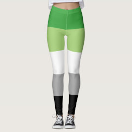 Aromantiska Flagga Leggings