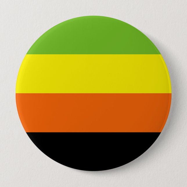 Aromantiska Prideflagga Knapp (Framsida)