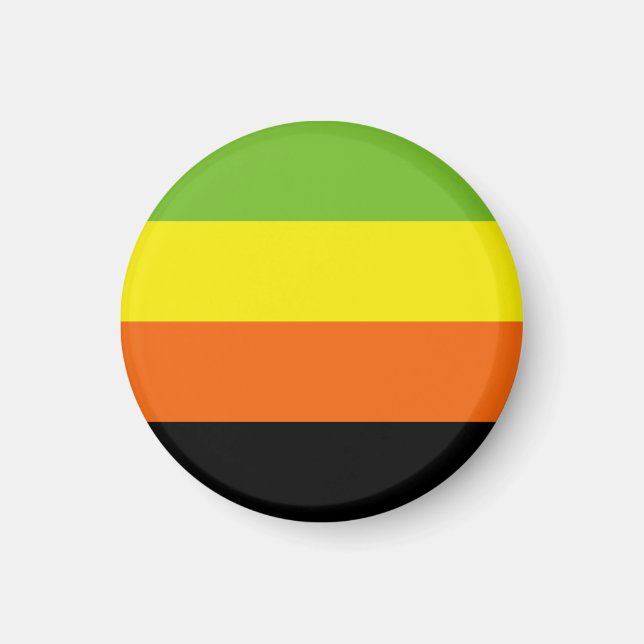 Aromantiska Prideflagga Magnet (Framsidan)