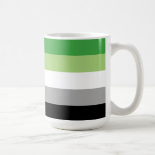 Aromantiska stolthetsränder kaffemugg