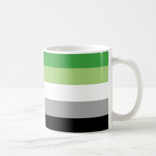 Aromantiska stolthetsränder kaffemugg (Höger)