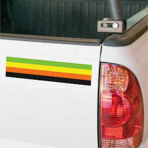 Aromantiskt Pride Bildekal