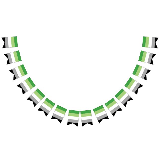 Aromantiskt Pride flagga (Alla)