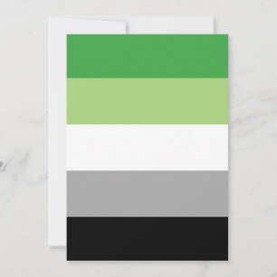 Aromantiskt Pride Flagga HGBTQ