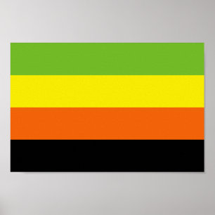 Aromantiskt Pride Poster
