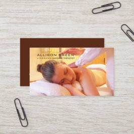 Aromaterapi Acupressure Reiki Massage-terapi Visitkort