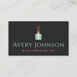 Aromaterapi Essential Oil Diffuser Social Media Visitkort