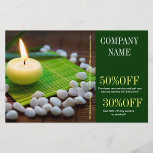 Aromaterapi Essential Oil skönhet SPA-massage Flygblad