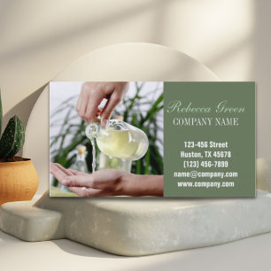 Aromaterapi Essential Oil skönhet SPA-massage Visitkort