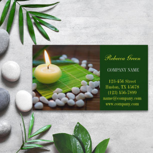 Aromaterapi Essential Oil skönhet SPA-massage Visitkort