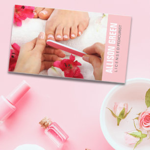 Aromaterapi Manikurist Pedicurist Salon Visitkort