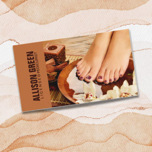 Aromaterapi Manikurist Pedicurist Salon Visitkort