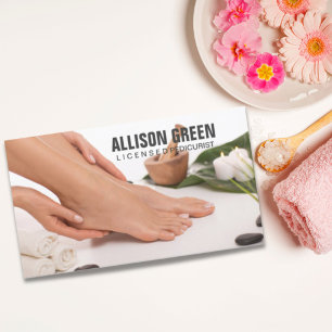 Aromaterapi Manikurist Pedicurist Salon Visitkort
