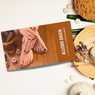Aromaterapi Manikurist Pedicurist Salon Visitkort