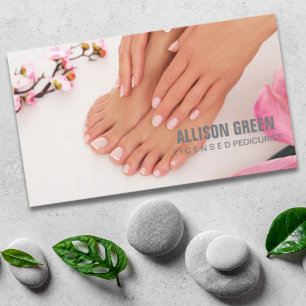 Aromaterapi Manikurist Pedicurist Salon Visitkort