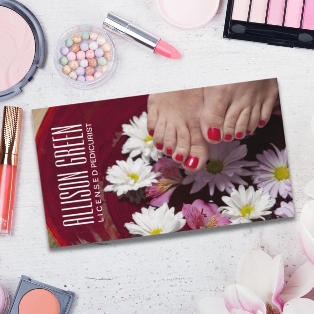 Aromaterapi Nail Salon manicurist pedicurist Visitkort (Aromatherapy Nail Salon manicurist pedicurist Business Card)