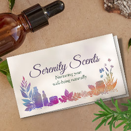 Aromaterapi Scent- behandling Visitkort