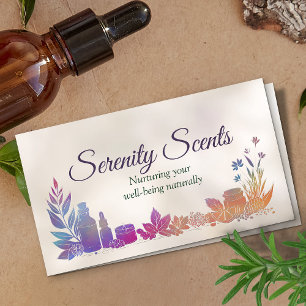 Aromaterapi Scent- behandling Visitkort