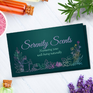 Aromaterapi Scent- behandling Visitkort