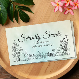 Aromaterapi Scent- behandling Visitkort